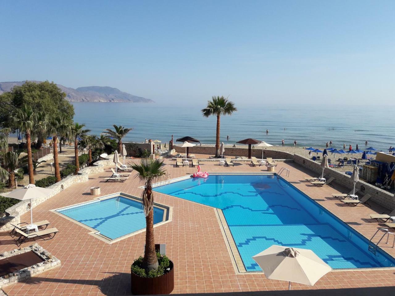 Aquamar Beach Hotel Kournás Exterior foto